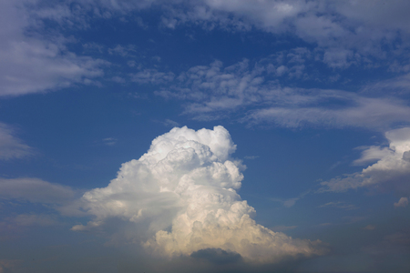 Cloud with blue skyの写真素材
