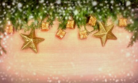 Christmas blur Backgroundの写真素材
