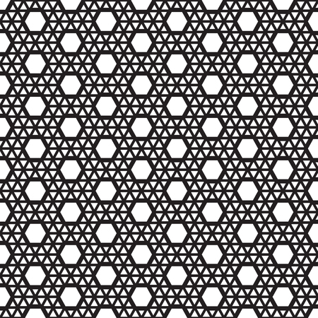 Abstract background with Black and white geometric pattern vector illustration .のイラスト素材