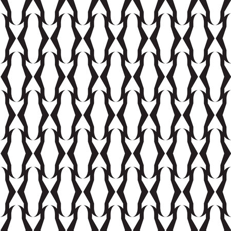 Abstract background with Black and white geometric pattern vector illustration .のイラスト素材