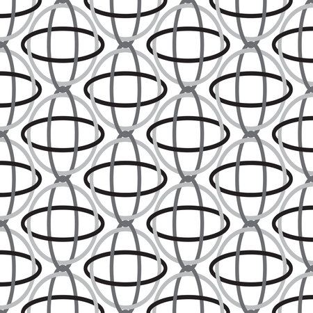 Black and White seamless graphic pattern abstract vector background.