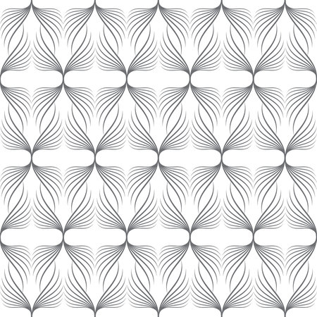 Black and white Vector seamless pattern. Modern stylish texture.のイラスト素材