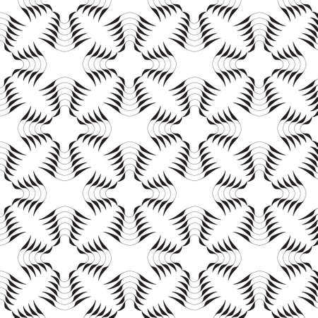 Black and White graphic pattern abstract vector background. Modern stylish texture.のイラスト素材