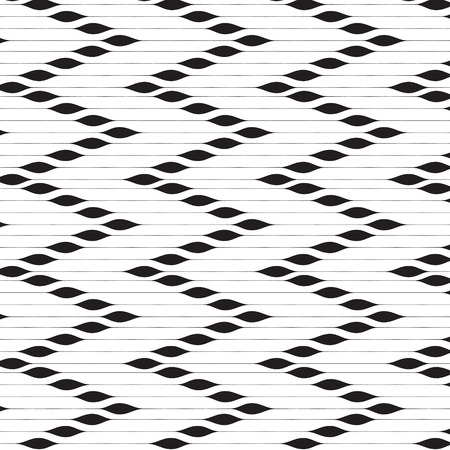 Black and White graphic pattern abstract vector background. Modern stylish texture.のイラスト素材