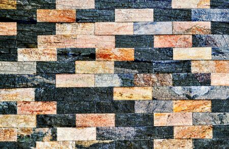 abstract background wall is out of focus blur made with color filterの写真素材