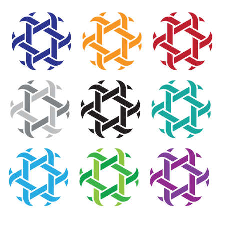 Technology Business abstract logo design template. Infinity. Vectorのイラスト素材