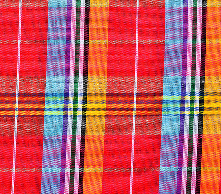 Colorful loincloth fabric backgroundの写真素材