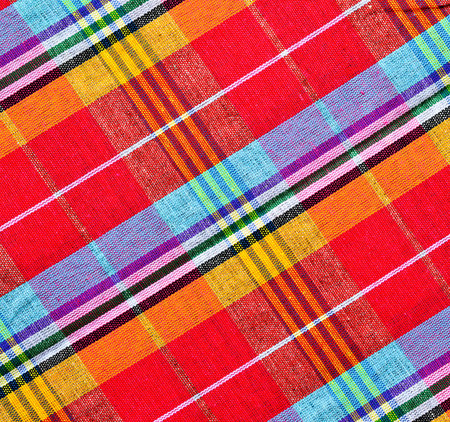 Colorful loincloth fabric backgroundの写真素材
