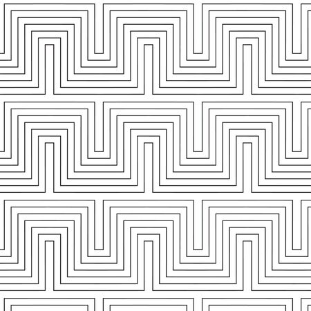 black line graphic pattern abstract vector background. Modern stylish texture.のイラスト素材