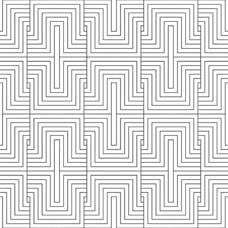 black line graphic pattern abstract vector background. Modern stylish texture.のイラスト素材