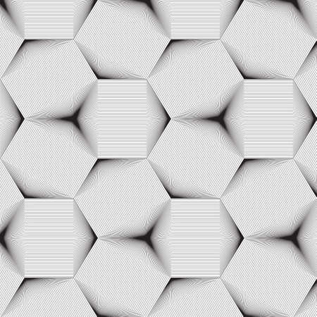 Black  graphic pattern background vector. Modern stylish texture.のイラスト素材