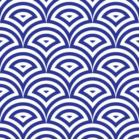 blue and white graphic pattern abstract vector background. Modern stylish textureのイラスト素材