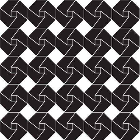 black and white graphic pattern abstract background. のイラスト素材