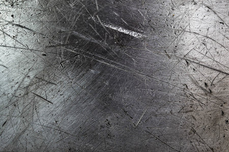 The vintage rusty grunge iron textured background
