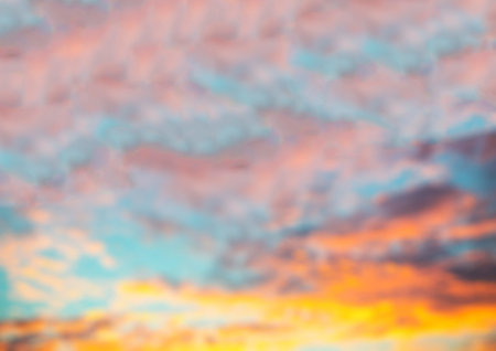 Blue sky with clouds and sun light
