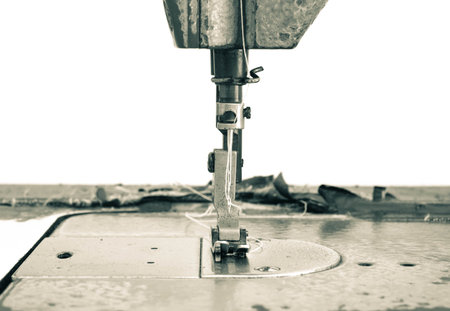 Abandoned textile factory - sewing machines
