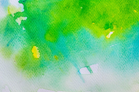 Abstract watercolor splash. Watercolor drop.の写真素材