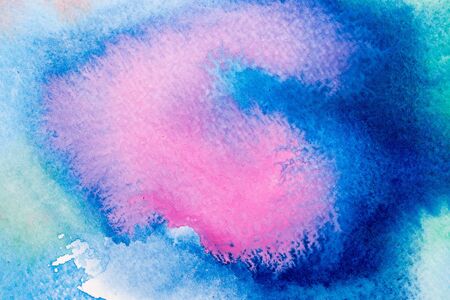 Abstract watercolor splash. Watercolor drop.の写真素材