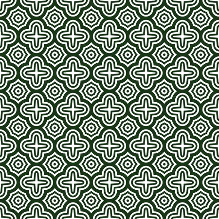 green and white graphic pattern abstract vector background.のイラスト素材