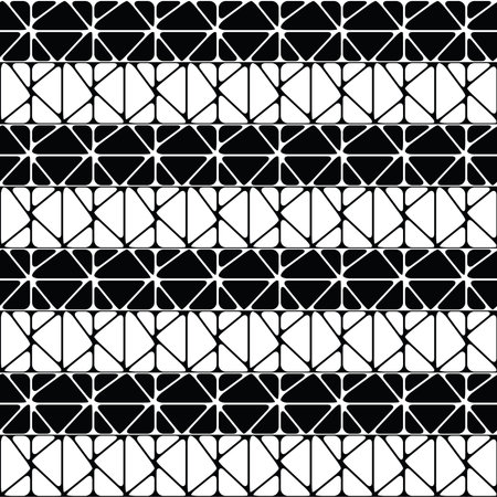 black and white geometric seamless pattern abstract vector background. Modern stylish texture.