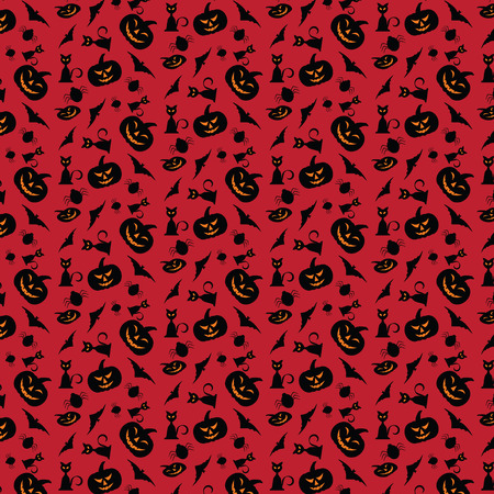 Halloween pattern. vector illustration background.のイラスト素材