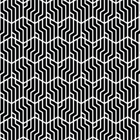 black and white pattern,background line geometric,modern stylish texture,vectorのイラスト素材