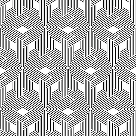 black and white pattern,background line geometric,modern stylish texture,vectorのイラスト素材