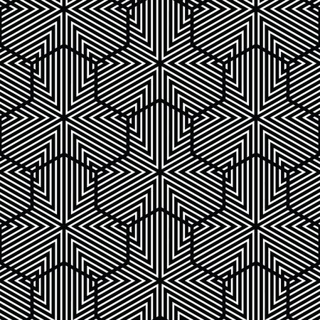 black and white pattern,background line geometric,modern stylish texture,vectorのイラスト素材