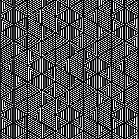 black and white geometric pattern abstract vector background. Modern stylish texture.