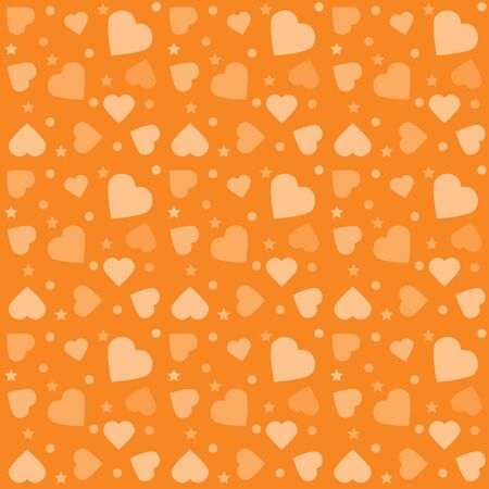 colorful pattern with hearts. Background for Valentine's Day greetings cards and gifts papers. Vector illustration.のイラスト素材