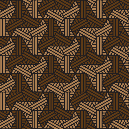 black and brown geometric pattern abstract vector background. Modern stylish texture.
のイラスト素材