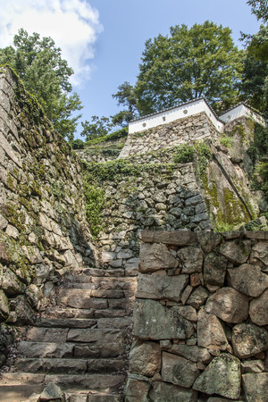 Castle Fortifications in Okayama, Japanのeditorial素材