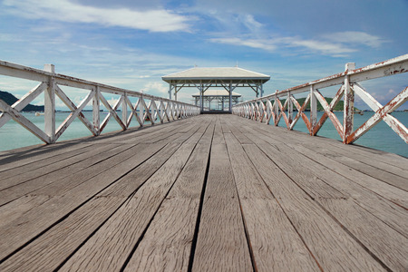 Wooden bridgeの写真素材