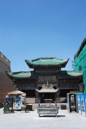 Jiayuguan Guandi Templeのeditorial素材