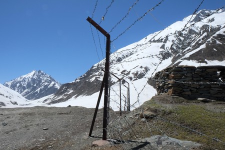 barbed wireの写真素材