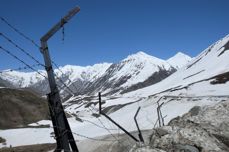 barbed wireの写真素材