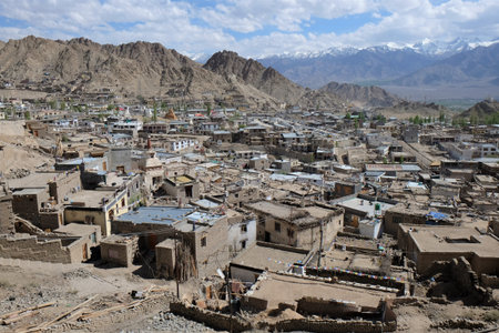 village in the mountainの写真素材