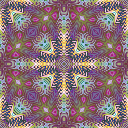 Seamless Native American texture in fashionable design