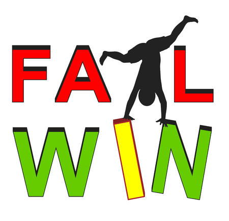 Child must fail to win. Kids need to fail in early childhood educationの写真素材