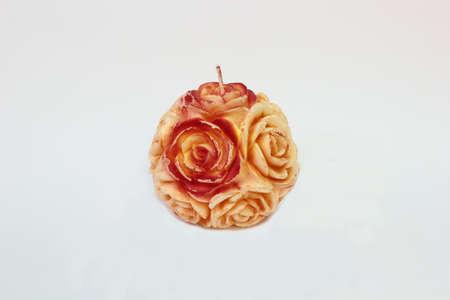 Decorative candle, a good gift for the holiday の写真素材