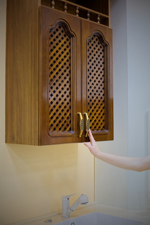 Kitchen cabinet.の写真素材