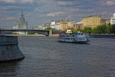 Embankments of the city of Moscowの写真素材