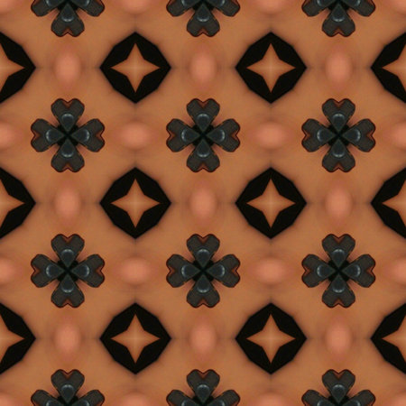 Brown and black ornaments