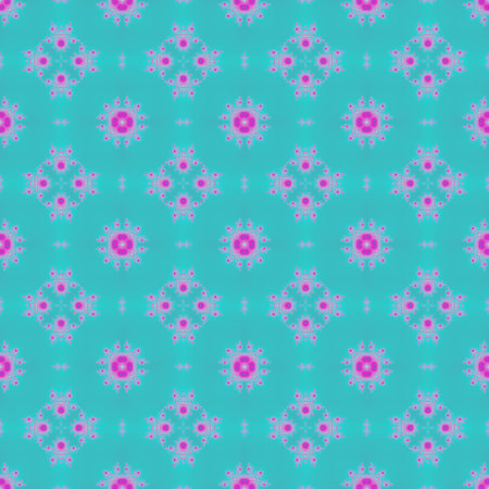 Beautiful ornate floral seamless kaleidoscope pattern