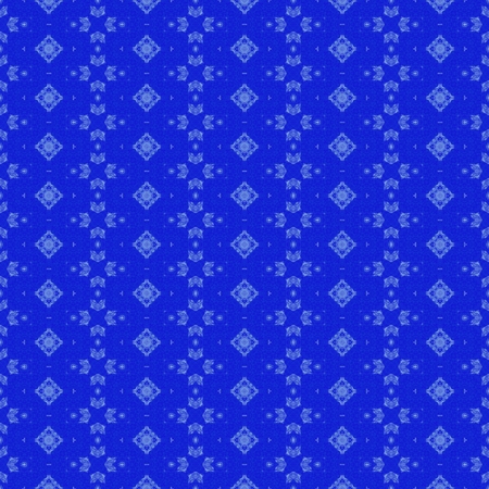 Bright blue ornate seamless retro vintage wallpaperの写真素材