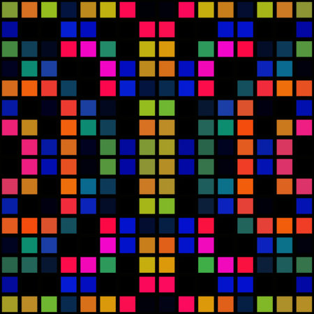 Abstract square cubes colorful texture picture