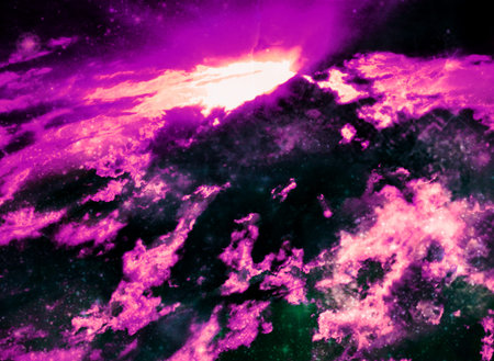 Abstract magic pink purple dark dramatic scenery background image