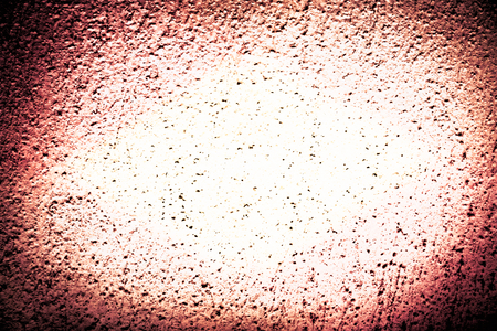 Horizontal dark vignette framed frame coarse white and red wall backgroundの写真素材