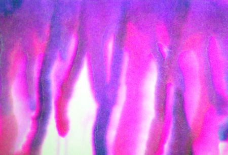 Abstract bleeding flow down arty watercolor background imageの写真素材