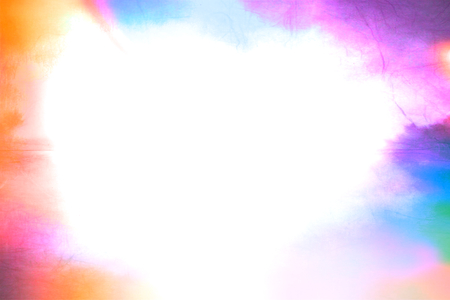 Diffuse soft horizontal colorful rainbow frame backgroundの写真素材